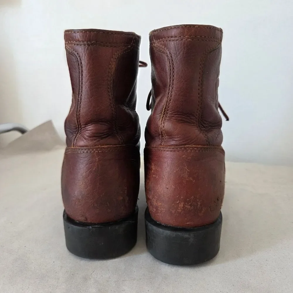 Ariat Heritage Lacer Kilter Leather Boot Mid Calf Brown Western Workwear Men 9